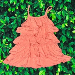 EUC Bamboo Kickee Pants Ruffle "Flapper" Dress 6-12 months